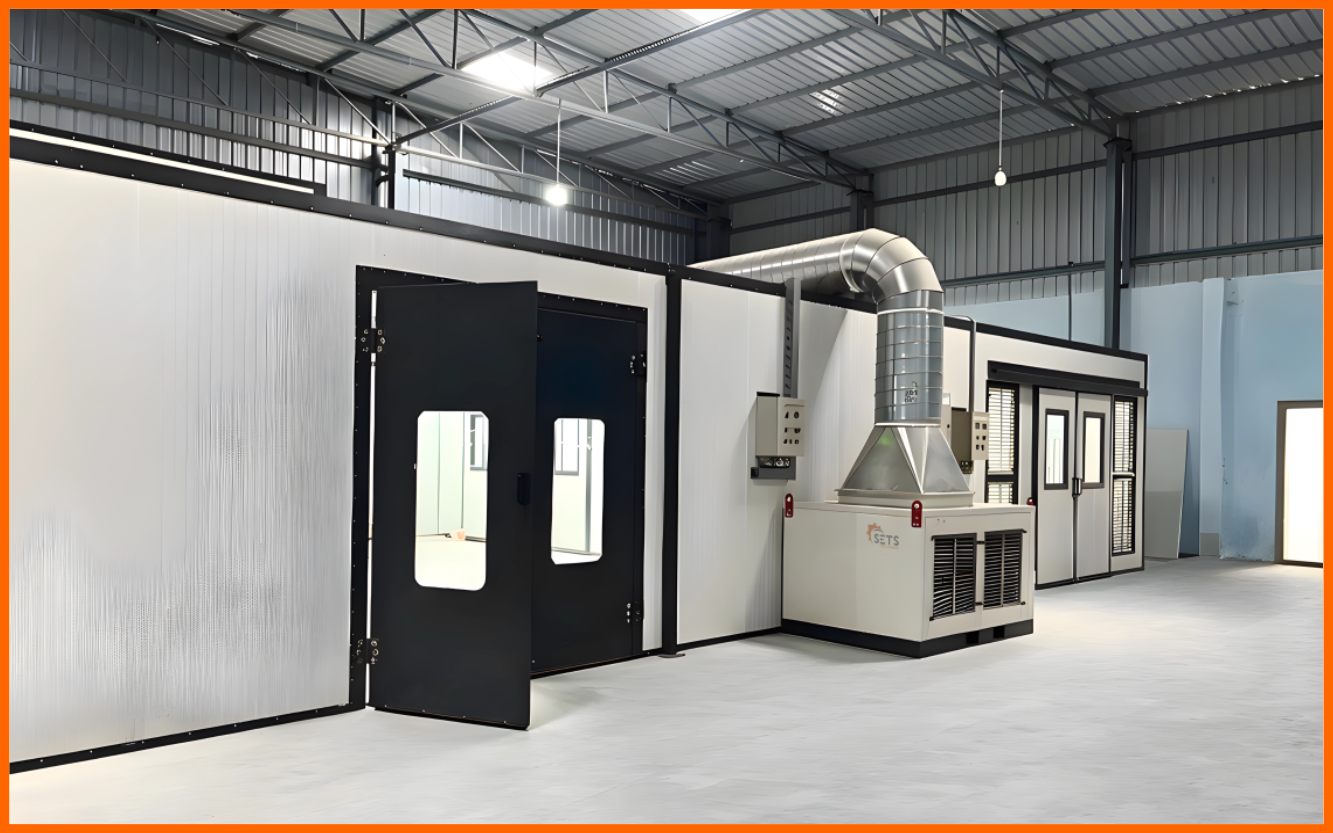 Pressurized Paint Booth